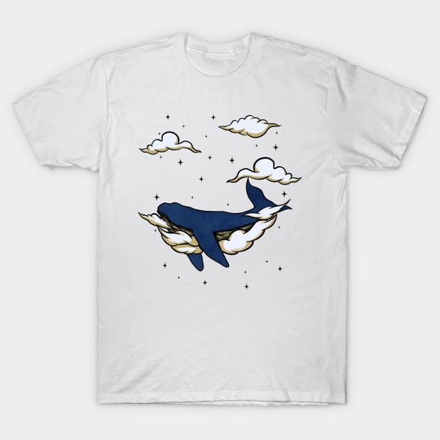 Flying Whales T-Shirt by bayartid